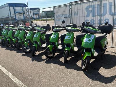 Overzichtsfoto van Super SOCO CUx Partij Elektrische opknap scooters (10x)